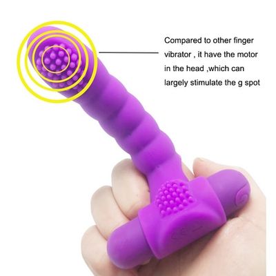 Finger Vibrator Clitoral G Spot Massage Clit Stimulate Flirting Sex Toys For Women Female Masturbator Adult Products
