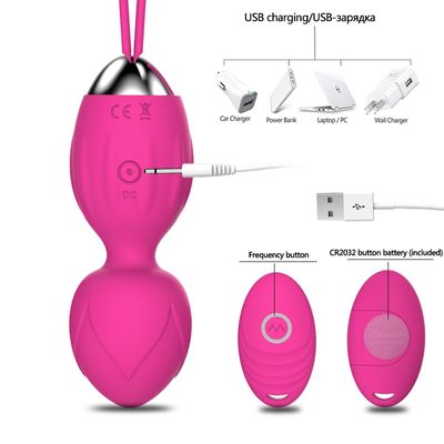 Vaginal Ball Vibrating eggs Sex Toy for Women Smart Female Kegel Ball, Ben Wa Ball Vagina Tighten Massage Exercise Geisha Ball