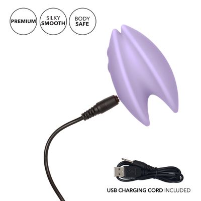 California Exotics - Dr Laura Berman Massager Palm-Sized Silicone Clit Massager (Purple)