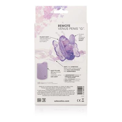 California Exotics - Venus Butterfy Remote Venus Penis G Vibrator (Purple)