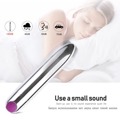 10 Speed Strong Vibration Clit G-spot Massage Mini Bullet Vibrator USB Rechargeable Female Masturbation Adult Sex Toys for Women