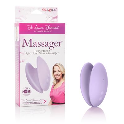 California Exotics - Dr Laura Berman Massager Palm-Sized Silicone Clit Massager (Purple)