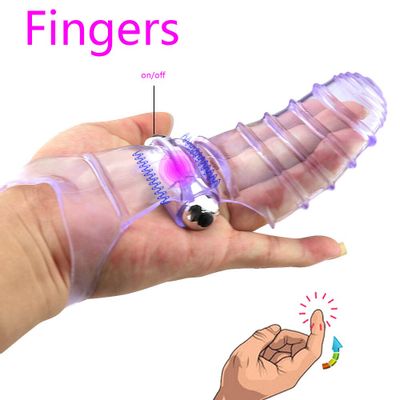 Vibrator finger cover female vibrator finger finger cover masturbation adult supplies female masturbation cover