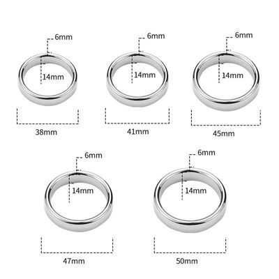 Ring on Penis Toys for Men Dick Penis Ring Chastity Cock Ring Penisring Stainless Steel Cock  Ring Holy Cock Ring Trainer