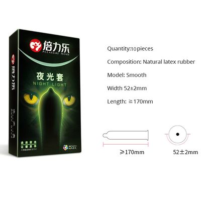 Glow In The Dark Condom Condoms Glowing Condom Smooth flavored Condoms Flavors Lubricated Condoms For Sex Products For Men Thin