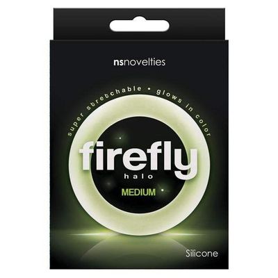 NS Novelties - Firefly Halo Stretchable Cock Ring Medium (Green)