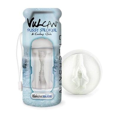 Topco - Vulcan Glide Ice Pussy Stroker with Cooling Glide (Clear)