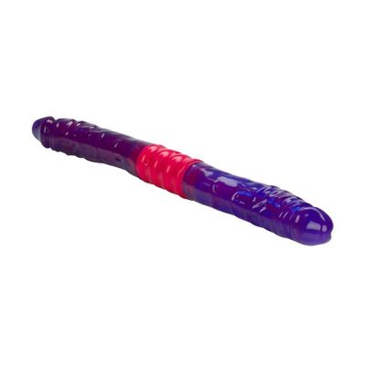 California Exotics - Dual Vibrating Flexi Double Dong 15" (Purple)