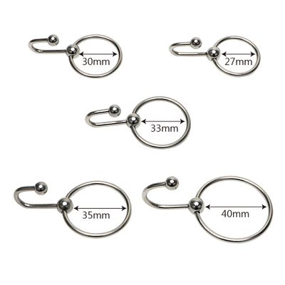 IKOKY Penis Plug Male Chastity Device Urethral Dilator Penis Rings with Head Ring Stainless Steel Catheter Sound Beads