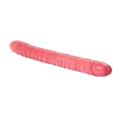 California Exotics - Translucence Veined Double Dong 17" (Pink)