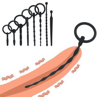 Silicone Urethra Catheter Male Urethral Dilators Penis Plug Insertion Urethral Plug Catheter Sounds Sex Toys for Men Adult