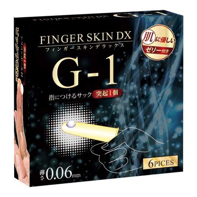 Kiss Me Love - Finger Skin DX G1Finger Sleeves 6 Pieces (Clear)
