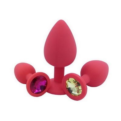 S/M/L Butt Plug Anal Plugs Unisex Sex Stopper 3 Different Size Adult Toys for Men/Women Anal Trainer For Couples SM