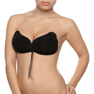 Bye Bra - Lace and Push Up Lace-It Bra Cup A (Black)