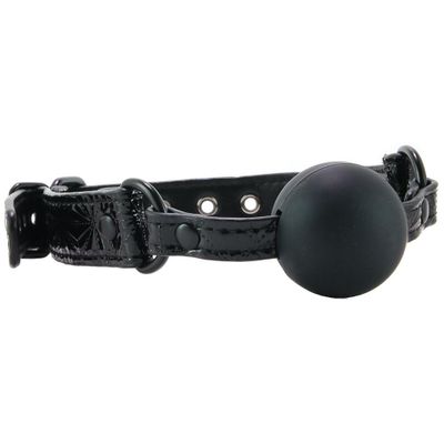 Sinful Silicone Ball Gag with Patterned Vinyl Strap
