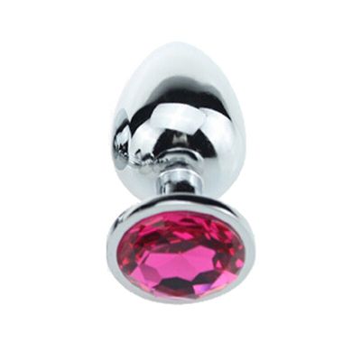 Metal Crystal Anal Plug Stainless Steel Booty Beads Jewelled Anal Butt Plug Sex Toys Products For Men Couples