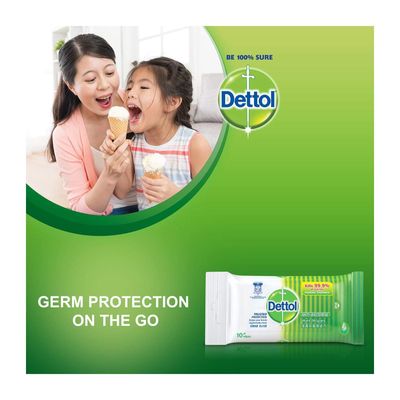 Dettol - Anti Bacterial Wet Wipes 10S