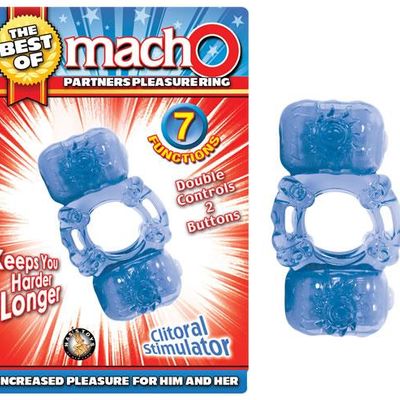 The Best Of Macho Partners Pleasure Ring Blue