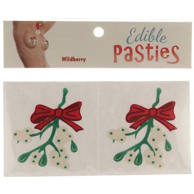 Mistletoe Edible Nipple Pasties in Wildberry