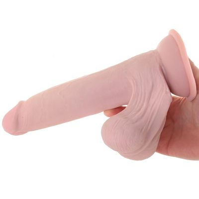 King Cock Plus 8 Inch 3D Cock with Swinging Balls