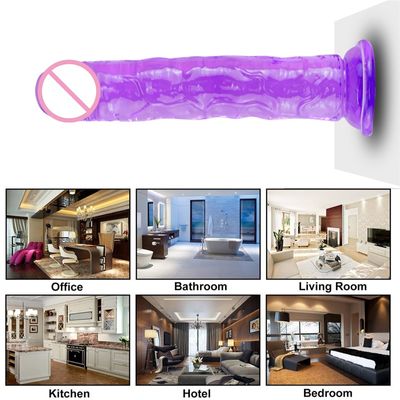 Strong Suction Cup Dildo Toy for Adult Erotic Soft Jelly Dildo Anal Butt Plug Realistic Penis G-spot Orgasm Sex Toys for Woman