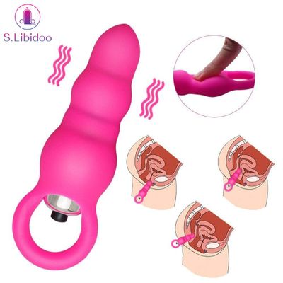 Portable Mini Butt Plug Sex Stimulator Mini Anal Plug Vibrant Single Speed Butt Plug Waterproof Detachable Anal Toy for Women
