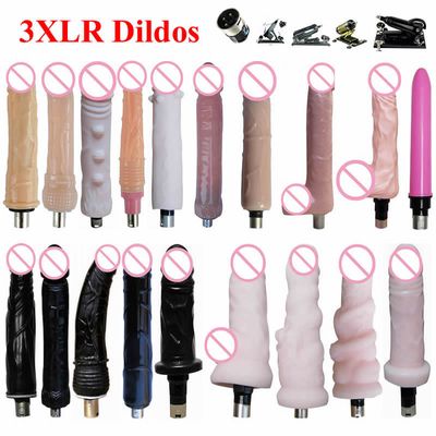 24 Types Traditional Sex Machine Attachment Dildo 3XLR Sex Love Machine penis accessories For Women Sex Products Dildos