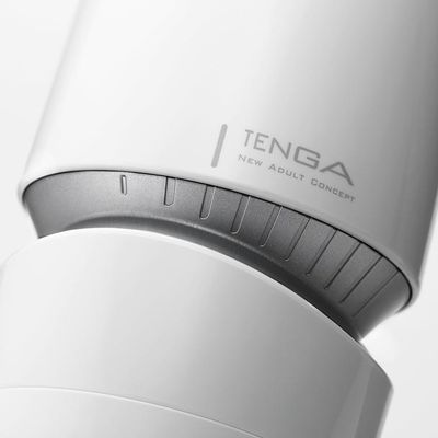 Tenga - Aero Silver Ring Masturbator (White)