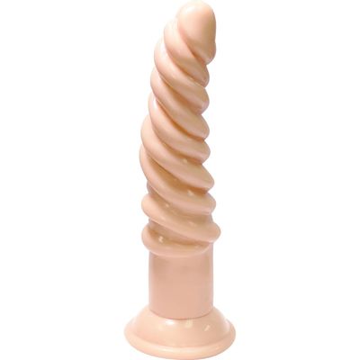 Magic Eyes - Winding Stick Sucker XL Dildo (Beige)