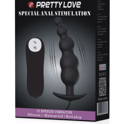 ANAL VIBRATOR WITH REMOTE FOR MEN AND WOMEN