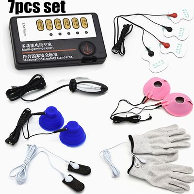 Buy 7pcs set sex toys bdsm sex tools masturbation electric shock