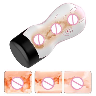 MRL Realistic Vagina TPE Masturbator Cup Set Real Pussy Sex Toys for Adult Artificial Vagina Condom for Men with Heating Rod