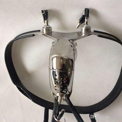 Male Chastity Devices Adjustable Stainless Steel Curve Waist Chastity Belt with Full Closed Winding Cock Cage BDSM Sex Toy