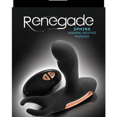 Ns Novelties Renegade Sphinx Warming Prostate Massager &#8211; Black