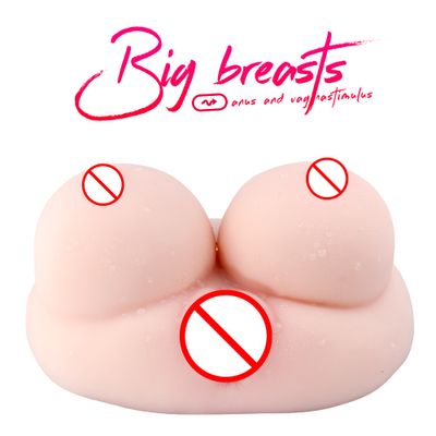 Big Breast Realistic Vagina Male Masturbator Sex Toys for Men Big Fat Ass Pocket Pussy Silicone Lifelike Vagina Toy
