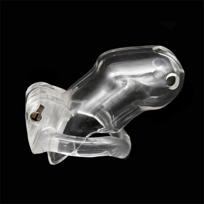 Chastity Cage with Urethral Sex Toys Male Chastity Lock Device Penis Ring Soft Resin Super Little Chastity Loop Erotic Products