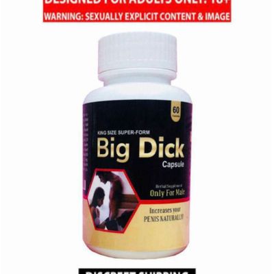 Dr Chopra's Big Dick Enlargement Capsule, Pack of 60 Capsules by crazynyt