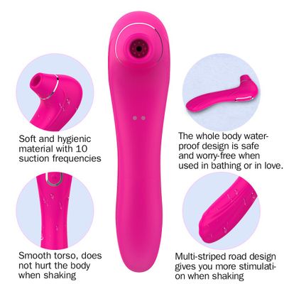 Sex Toys for Women Sucking Toys Vibrator Powerful Clitoris Sucker Blowjob Tongue Stimulator Nipple Vagina Pussy Pump
