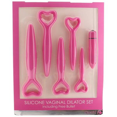 Ouch! Silicone Vaginal Dilator Set and Bullet