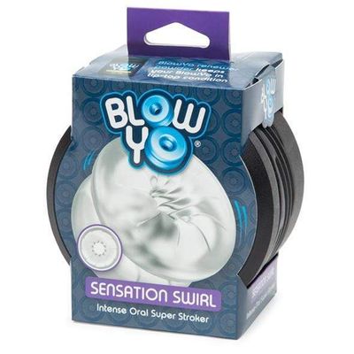 BlowYo - Sensation Swirl Intense Oral Super Stroker (Clear)