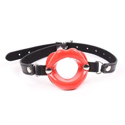 Erotic Blowjob Leather O Type Mouth Gag BDSM Bondage Restrictions Fetish Slave SM Products For Adult Games Sex Toys For Couples