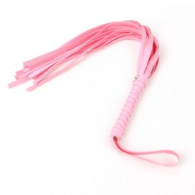 KAMUKLIFE PINK LEATHER FLOGGER WHIP TEASE PLAY ADULT COUPLE