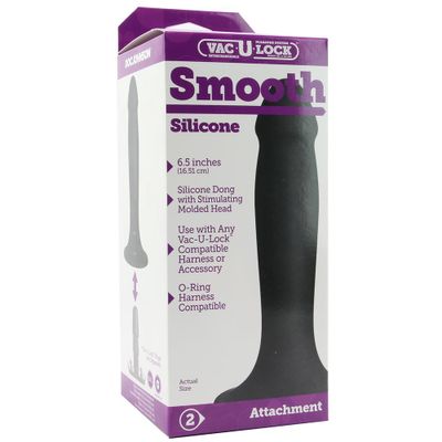 Smooth Silicone Vac-U-Lock Dildo Attachment