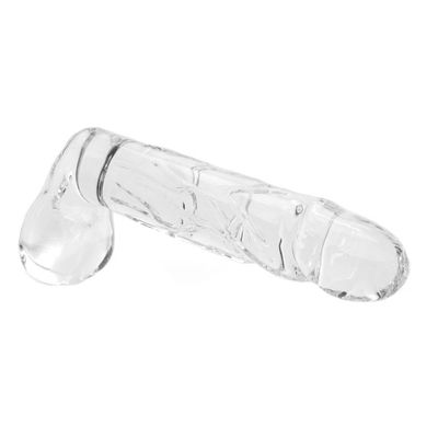 Blown Large Realistic Glass Dildo