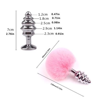 Fox Tail Silicone Anal Plug Jewelry Dildo Vibrator Sex Toys for Woman Prostate Massager Bullet Vibrador Butt Plug For Couple