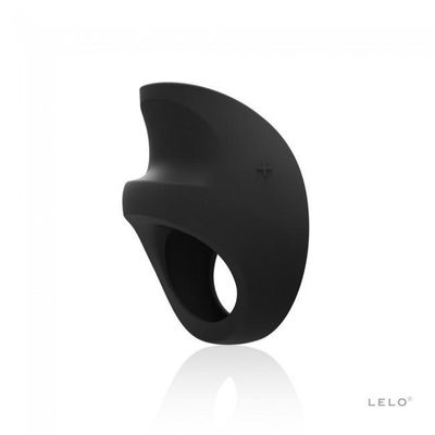 LELO - Pino Vibrating Cock Ring with Cufflinks and Clip (Black)