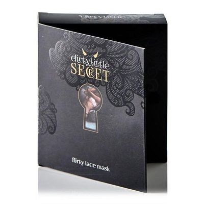 Dirty Little Secret - Flirty Lace Mask (Black)