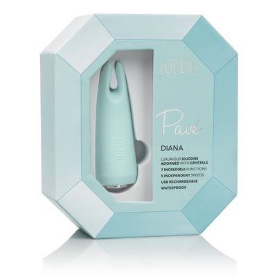 Calexotics - Pave Vibrating Silicone Clit Massager Diana (Blue)