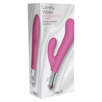 Mae B - Lovely Vibes G-Spot Twin Vibrator (Pink)