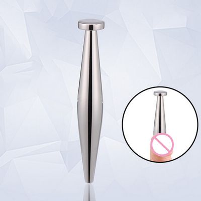 Adult Products Stainless Steel Penis Plug Urethral Sounds Stretching Male Chastity Device Urethral Dilators Catheters Dia 9mm